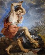 Peter Paul Rubens David Slaying Goliath France oil painting artist